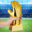 2Pcs Compact Trophy Decorative Soccer Competition Award 6