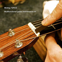 Guitar Repair Kit with 72 Parts-Professional Guitar Repair Kit and Accessories-For Electronic Guitars, Ukulele, Banjo