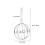 2Pcs Small Animal Grass Feed Dispenser Ball Silver with Iron Hook 1