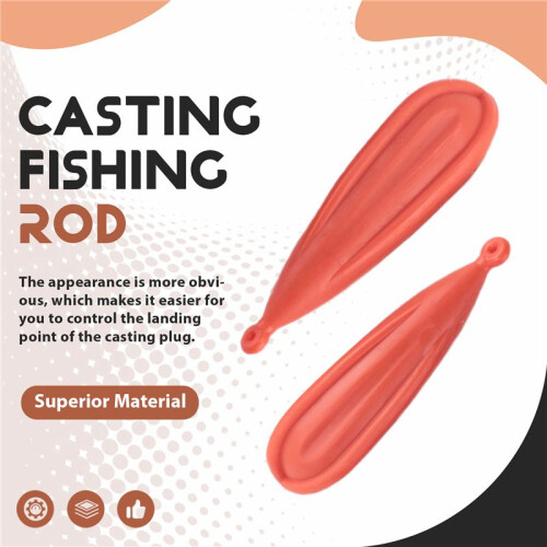 Fishing Practice Plug Fishing Casting Plug Baitcasting Rubber Practice Plug Suitable for Improving Casting Skill,6Pcs 1