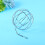 2Pcs Small Animal Grass Feed Dispenser Ball Silver with Iron Hook 8