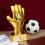 2Pcs Compact Trophy Decorative Soccer Competition Award 3