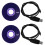 2Stk Kompaktes Programmierkabel USB Schwarz Für 5