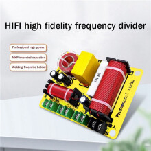 3 Way Frequency Divider Treble+Midrange+Bass HiFi Crossov Audio Frequency Divider Home Theater Speaker Frequency Divider