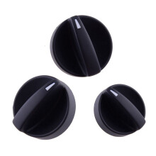 3Pcs Car A/C Heater Climate Control Knobs Dials Cover for 2006-2008 6 GV2W-61-195 GV3A-61-195