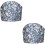 2Pièces Bonnet Infirmière Pour Cheveux Courts Longs Ajustable Coloré 8