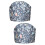 2Pièces Bonnet Infirmière Pour Cheveux Courts Longs Ajustable Coloré 9