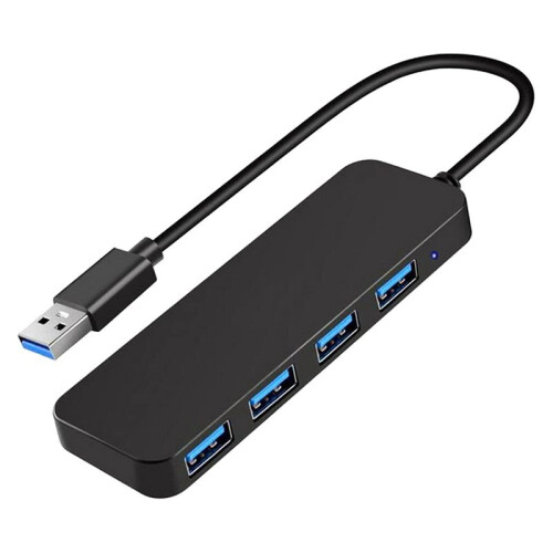 4  USB Hub, USB 3.0 Hub USB Splitter USB Expander for Laptop, Flash Drive, HDD, Console, Printer, Camera,Keyboard