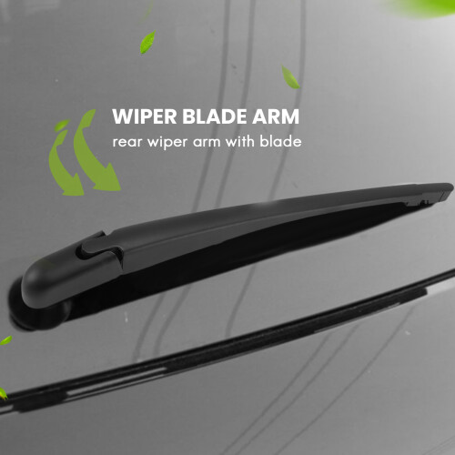 Wiper Blades arms back black For  206 207 2
