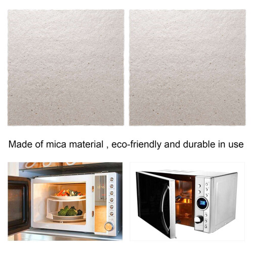 2 x Replacement 12 x 12 cm Plate Mica For Microwave 2