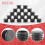 20 Pcs Black Plastic 25mm Dia Blanking End Caps Round Tube Insert 6