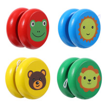12Stk Holz Yo-Yo Für Kinder Finger Spielzeug Lernspielzeug