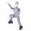 25Pcs 1:87 Figurine Dipinte Figure Miniature Di Ferrovieri Con Benna E Scaletta 7