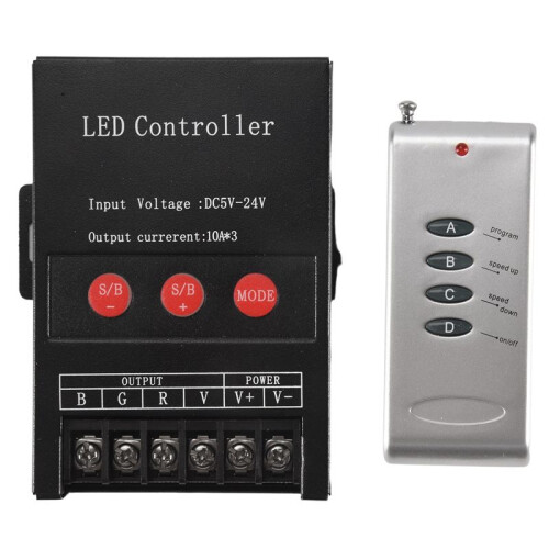 30A LED Controller IR Remote  Power 360W BT Controller för RGB Strip Light DC5-24V