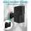 4PCS Universal Speaker Wall Mount Bracket Ceiling Stand Clamp with Adjustable Swivel and Tilt Angle Rotation 3