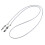3Stk Graue Brillenkette Wachs Mit Metall Silikon 1