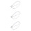 3Stk Graue Brillenkette Wachs Mit Metall Silikon 8