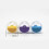 24 Glitter Lidschatten Pulver Profi Puderset Farben 9