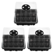 6Stk Pflanztrog Starter Tray Gartenbedarf Atmungsaktiv