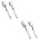 4Stk Kinder Tischbesteck Gabel Beige Kinder 6