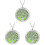 3Stk Aromatherapie Halskette Diffuser Anhänger Design Mehrfarbig 2