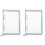 2Stk Haltbare Skyblaue Binder Notebook Hülle 6-Ring Organizer Cover 2