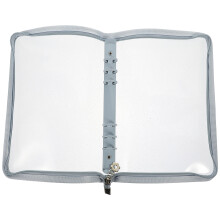 2Stk Haltbare Skyblaue Binder Notebook Hülle 6-Ring Organizer Cover
