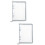 2Stk Haltbare Skyblaue Binder Notebook Hülle 6-Ring Organizer Cover 7