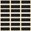 96Stk Antirutsch Fingerboard Grip Tapes Schwarz 1