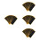 96Stk Antirutsch Fingerboard Grip Tapes Schwarz 3