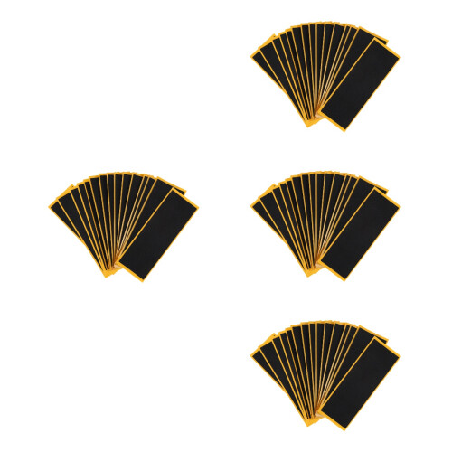 96Stk Antirutsch Fingerboard Grip Tapes Schwarz 2