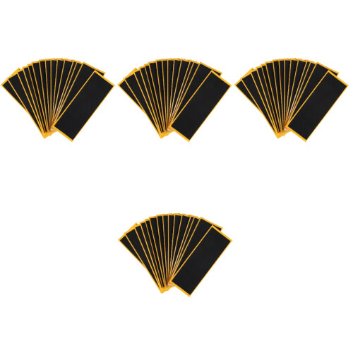 96Stk Antirutsch Fingerboard Grip Tapes Schwarz 1