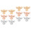 12Stk Farbiges Bee Watchband Charms Nageldesign Strap Dekor Robust 4