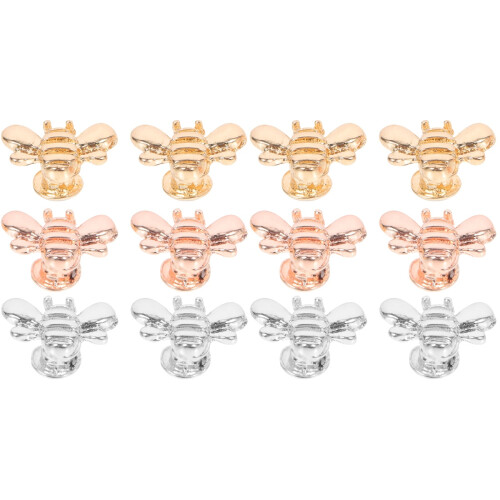 12Stk Farbiges Bee Watchband Charms Nageldesign Strap Dekor Robust 1