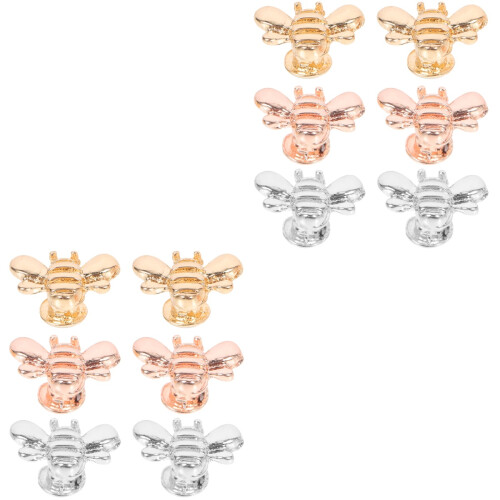 12Stk Farbiges Bee Watchband Charms Nageldesign Strap Dekor Robust 2