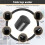 Rubber caps 40-piece black rubber tube ends 10mm round 5