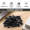 Rubber caps 40-piece black rubber tube ends 10mm round 3