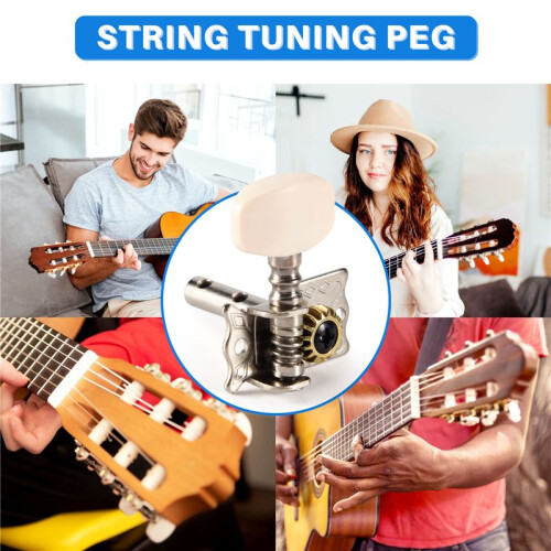 6pcs Acoustic Guitar String Tuning Peg Tuner Machine 2
