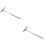 2Stk Thumb Piano Tuning Silber Kalimba 6