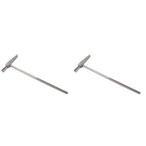 2Stk Thumb Piano Tuning Silber Kalimba 1