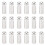 18 Stueck Dart Flight-Schutz Aluminium Dart Flight Schutz 2