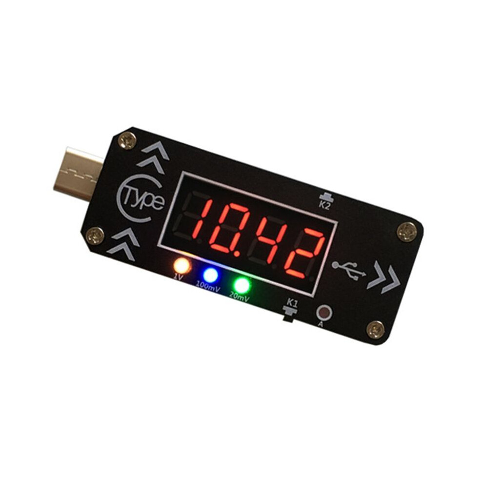 Usb Charging Trigger Charger Voltmeter Ammeter 5V/9V/12V/15V/20V/Pps Pd2.0 Pd3.0 Type-C Usb Decoy Device For Pd Charger Black 4711359372019