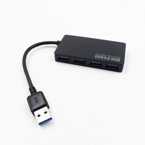 USB 3.0 Hub 4 Port High Speed Slim Compact Expansion Splitter on OnBuy