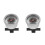 2Ensembles Manomètres Auto Pression Huile Alliage Aluminium Noir 5