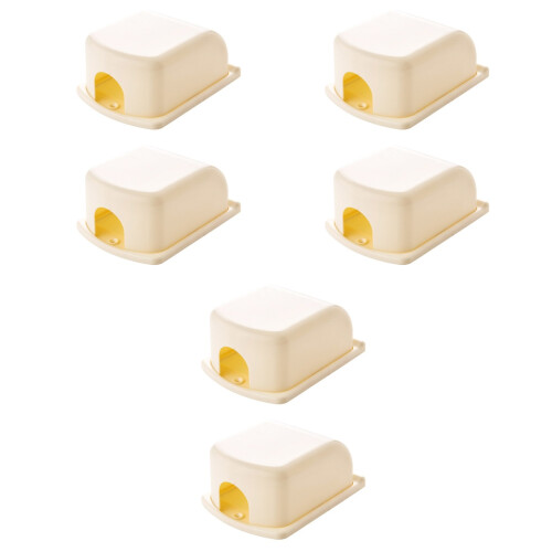 6Pièces Couvre-Interrupteurs Créatifs En ABS Assorties Maison 2