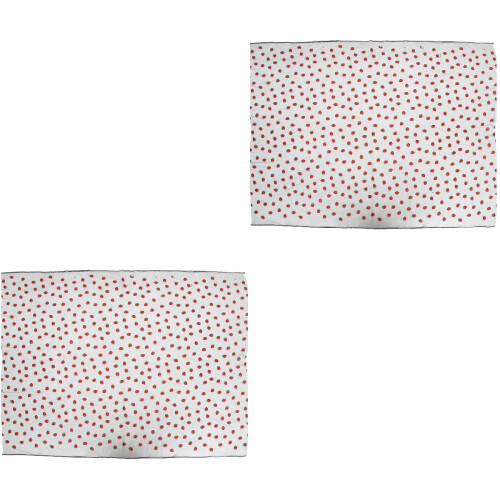 2Pcs Black Strawberry Fabric DIY Sewing Decorative Craft Lightweight 2