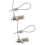 2Pièces Câble De Argenté Pour Ordinateur Portable Et 7