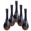 25Pcs Simple Style Black Ceramic Soup Spoons Bulk Home and Restaurant 2