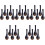 25Pcs Simple Style Black Ceramic Soup Spoons Bulk Home and Restaurant 5