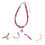 2Pièces Colliers Chat Ajustables Avec Clochette Rose 10
